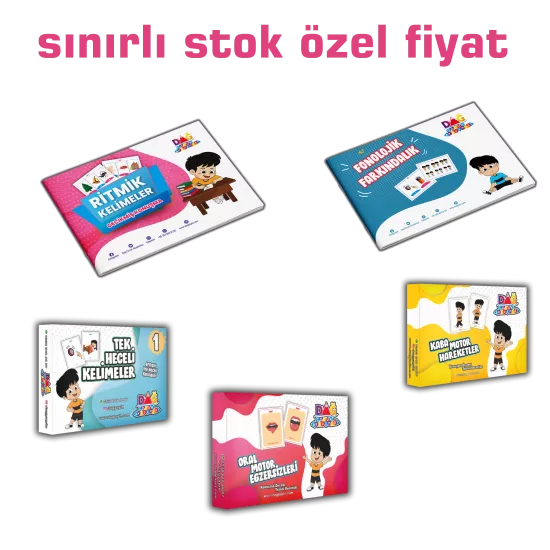 dil konuşma karma ürün seti özel fiyat