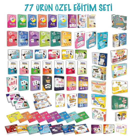 77 ÜRÜN ÖZEL EĞİTİM SETİ