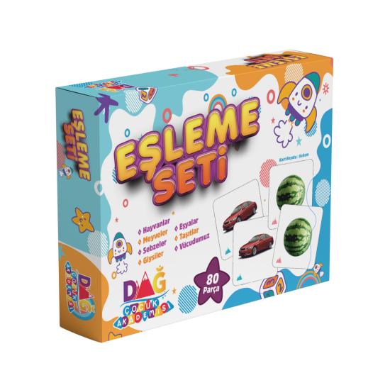 Eşleme Seti 80 parça ( 700 gr kalın kart)